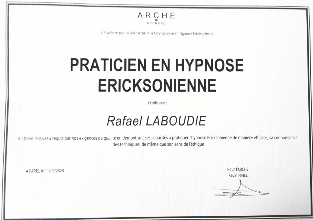 diplome praticien hypnose ericksonienne marseille